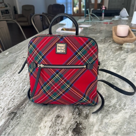 Dooney & Bourke Tartan Plaid Backpack NWT - Picture 5 of 7